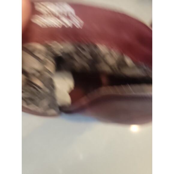 NEW LArtiste Estretta Spring Step Red Leather Boot Wedge Shoe Womens Sz 37/7.5 - Picture 8 of 10